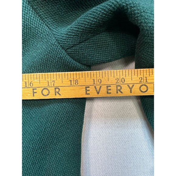 Calvin Klein Women's Wool Hooded Winter Coat Long Sleeve Sz 4 Sea Green Full Zip - Picture 11 of 14